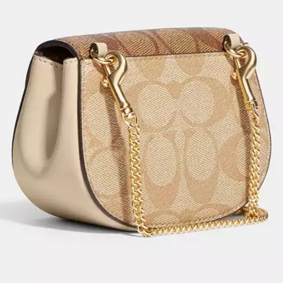 NWT Coach Morgan Card Case On A Chain - Picture 11 of 13